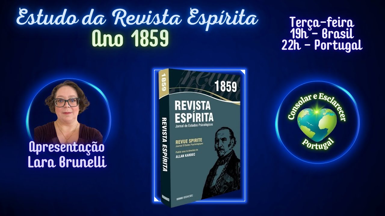 Estudo da Revista Espírita - 1859 | Lara Brunelli | 03.03.26