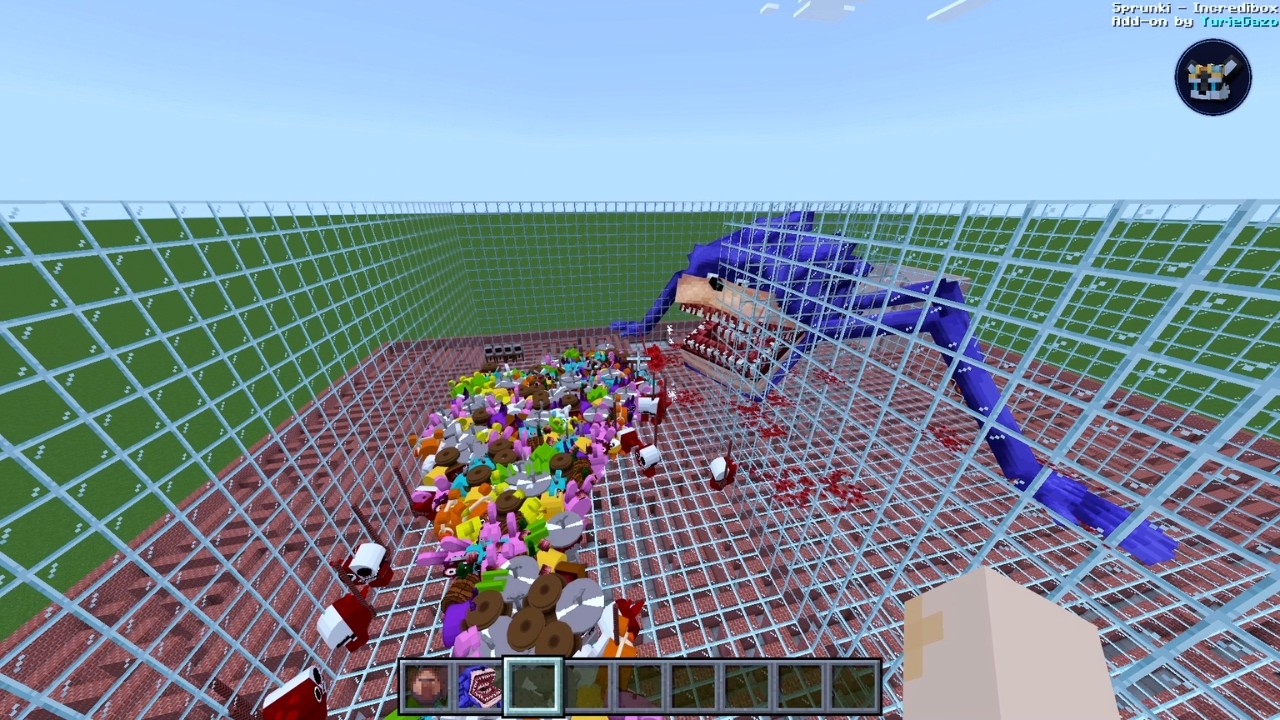 SONIC.EXE V2 vs Sprunki: Who Wins in Minecraft?