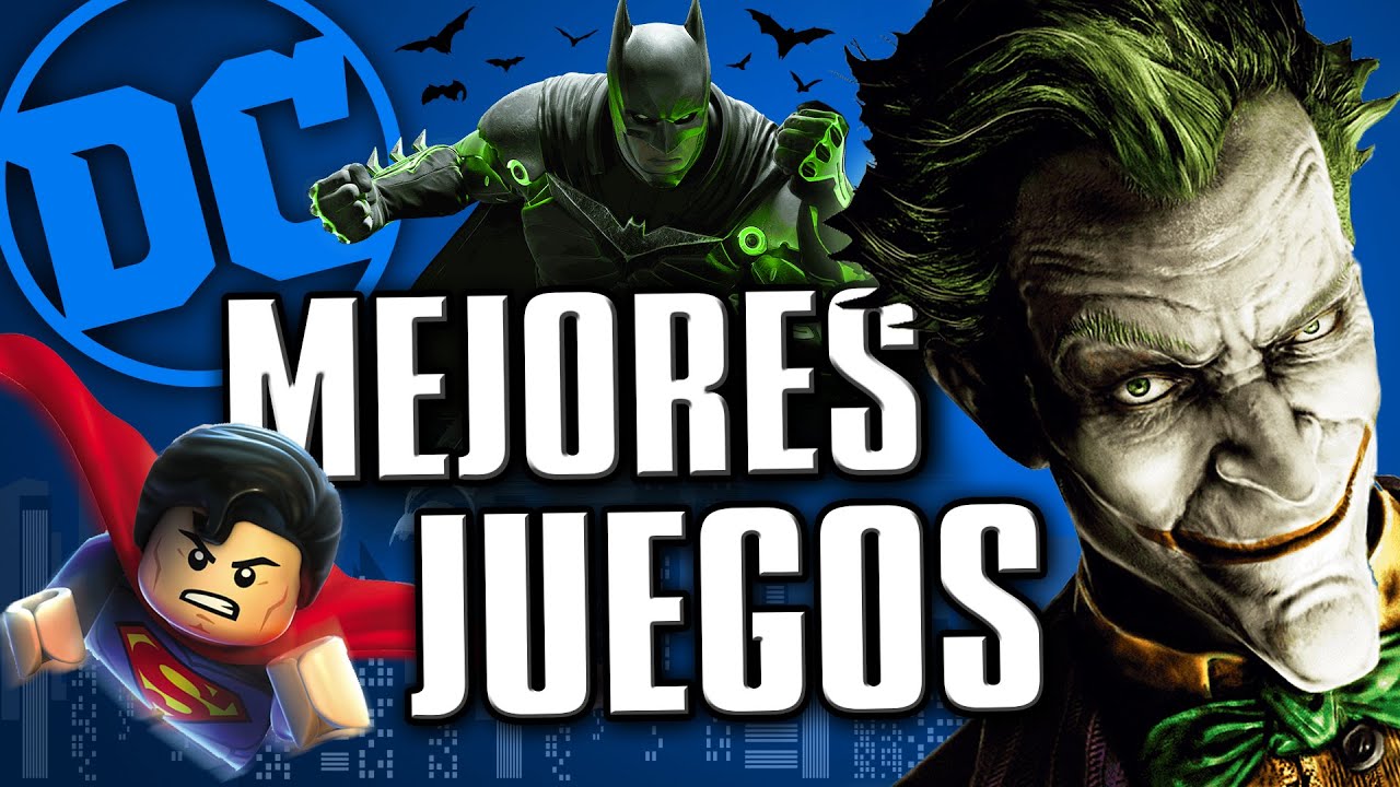 TOP 10 MEJORES Videojuegos de DC COMICS y sus SUPERH&Eacute;ROES