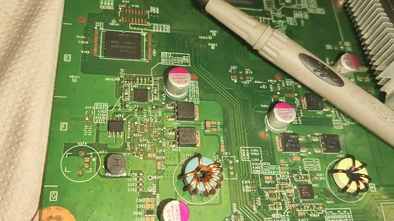 Xbox 360 Slim Error 0021 a Causa de línea V_3P3 Inestable