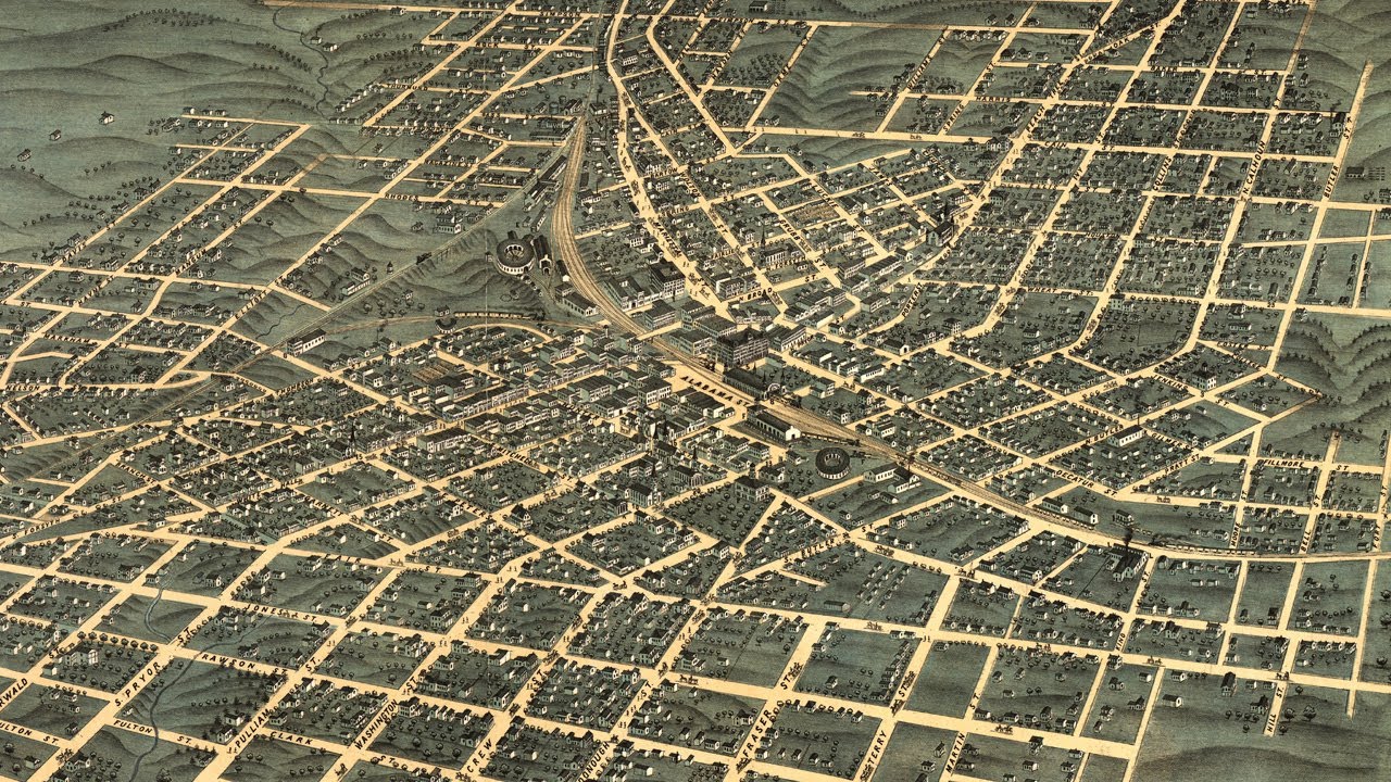 Atlanta History and Cartograph (1871)