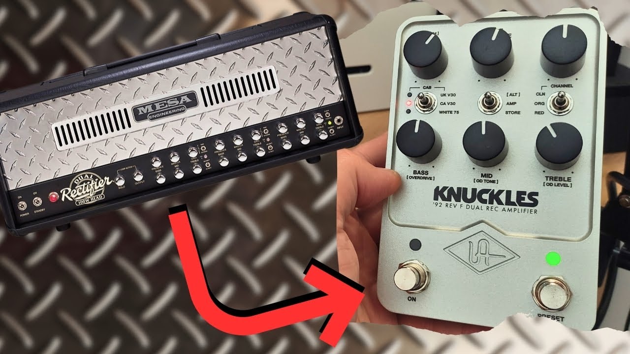 Un DUAL RECTIFIER dans une petite pédale - UAFX KNUCKLES DUAL REC AMPLIFIER