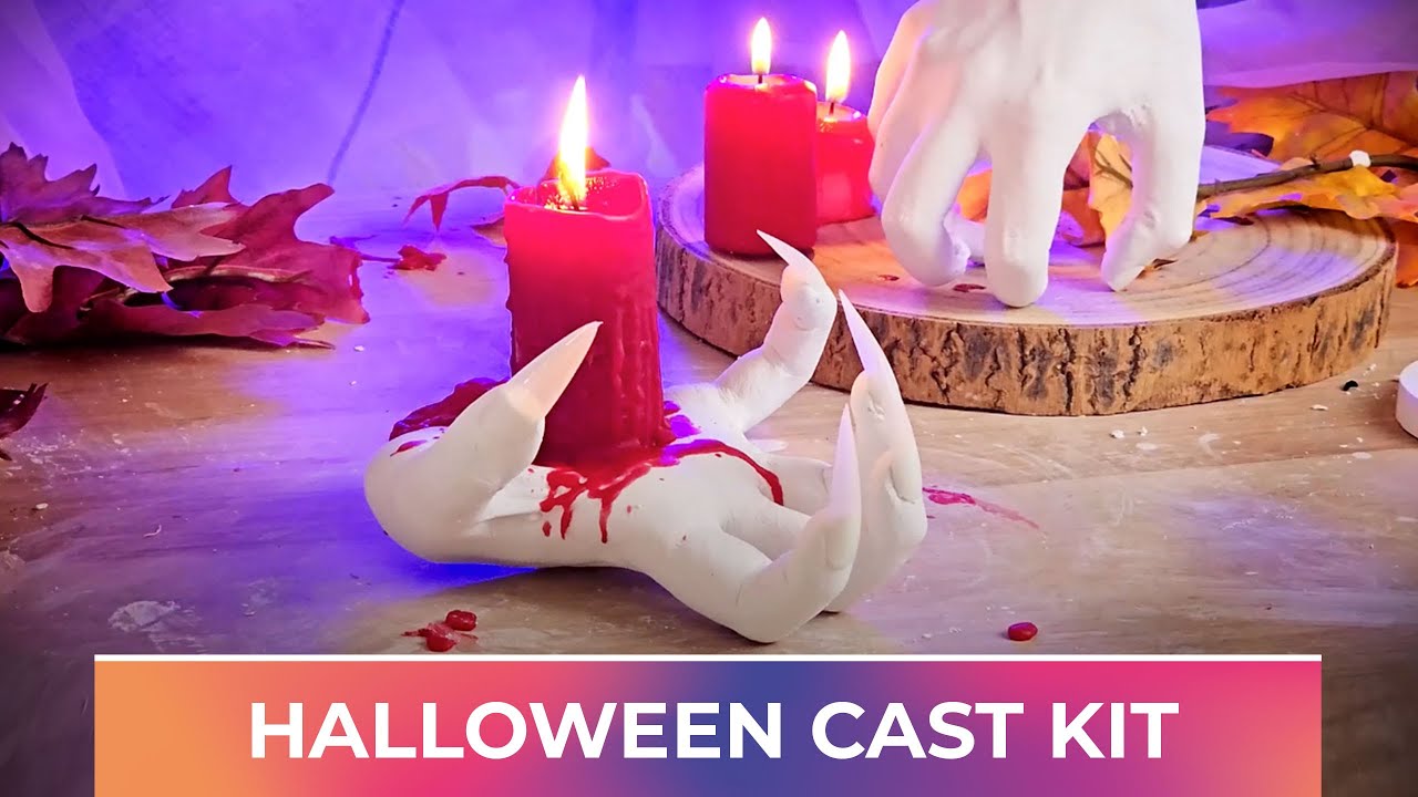 🎃 Come creare un centrotavola da paura con la TUA MANO! 🎃