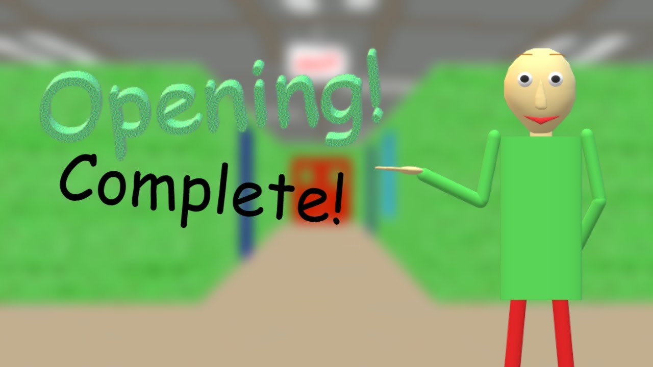 Opening Complete