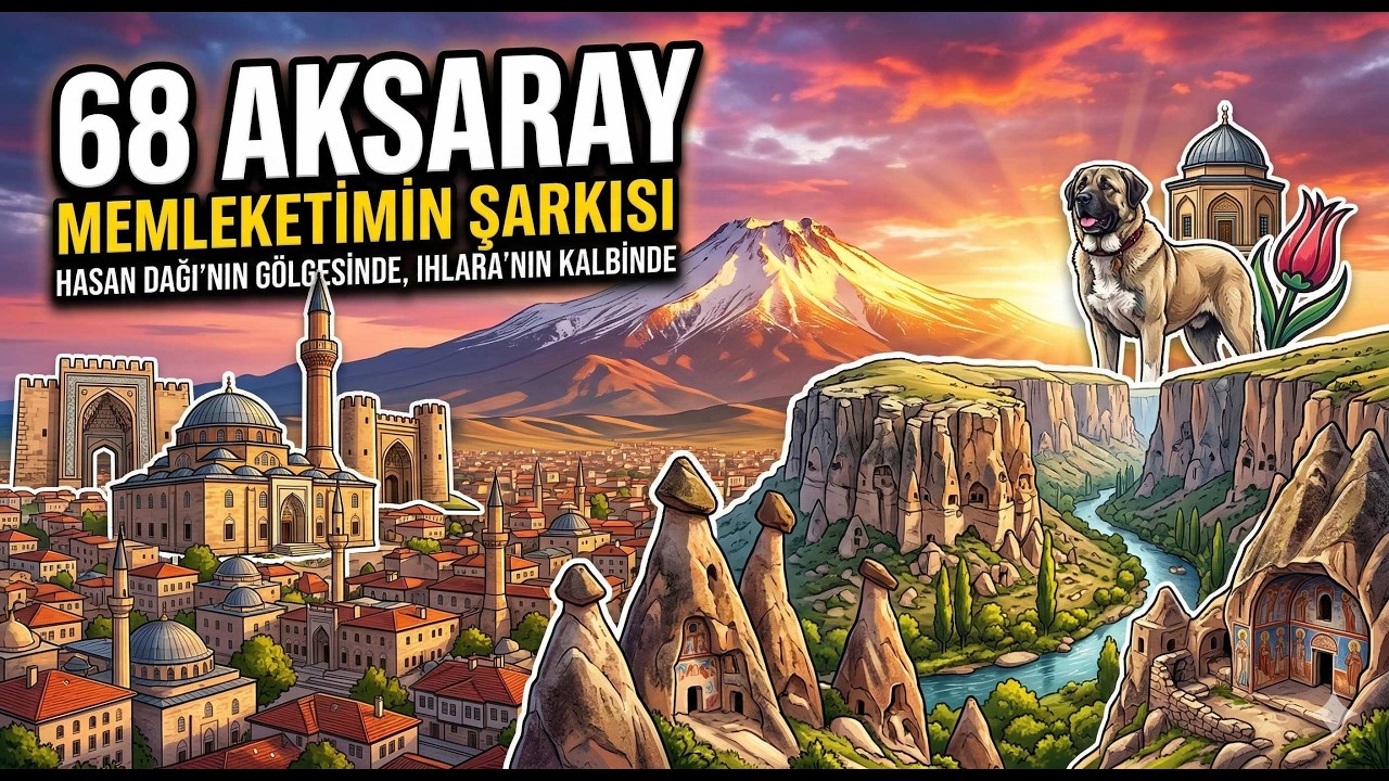 Aksaray (68) - Memleketimin Şarkısı | Hasandağı'nın Zirvesinden Ihlara Kanyonuna Bir Yolculuk