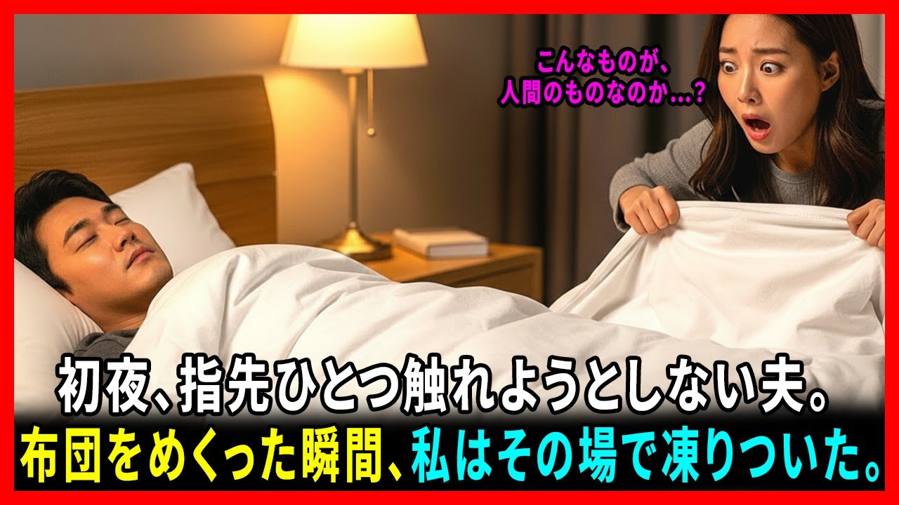 初夜、指先ひとつ触れようとしない夫。布団をめくった瞬間、私はその場で凍りついた。#動エピソード#老後の物語 #家族の物語