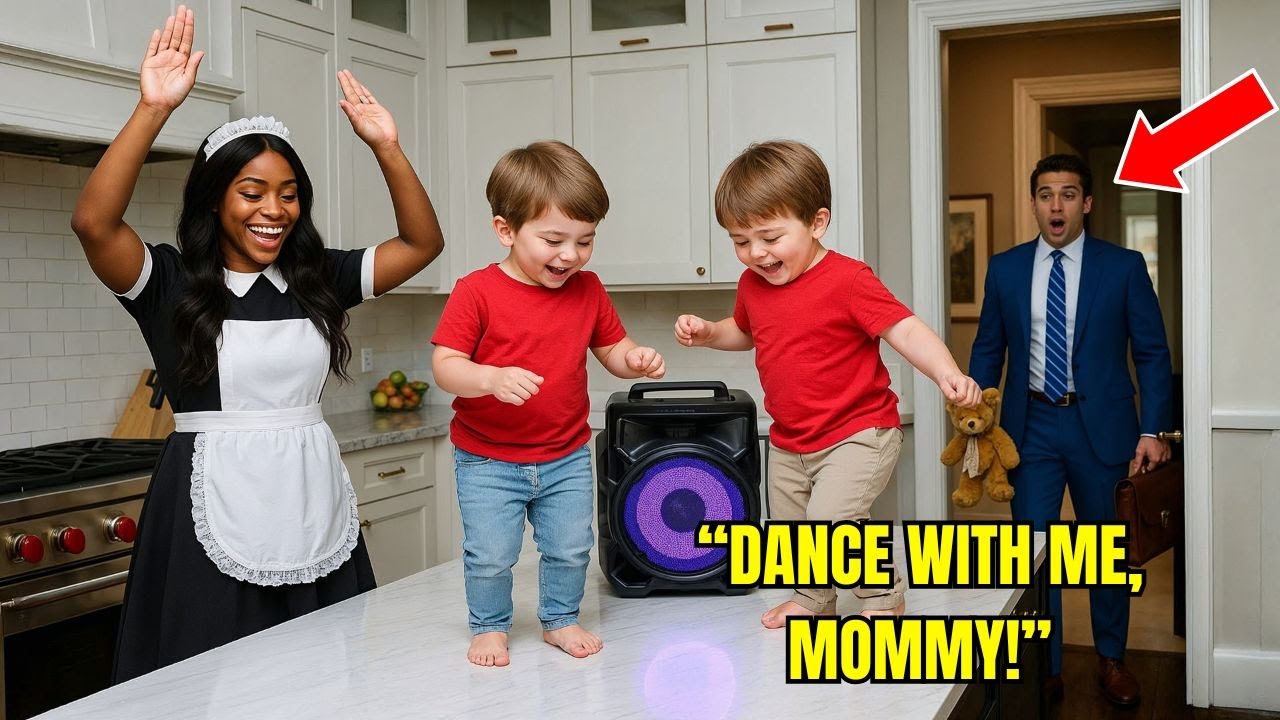 Billionaire Catches Black Maid Dancing with His Deaf Twins — What Happened Next Shocked Him