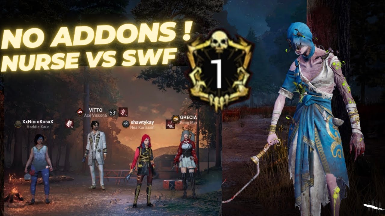 Top 1 Nurse vs random SWF With no addons (DBD Mobile)