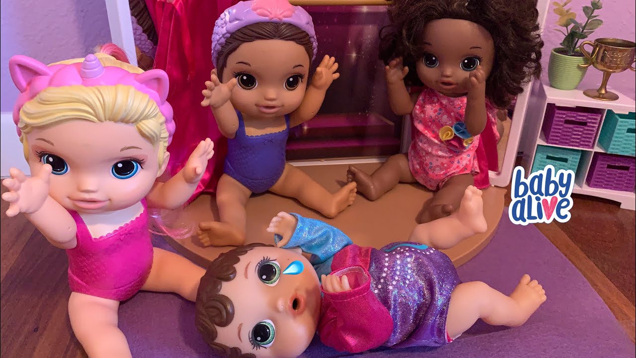 Baby alive Zoe gets hurt at Gymnastics!