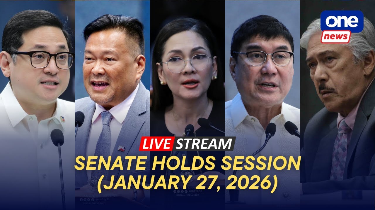 LIVE | Senate holds session (January 27, 2026)