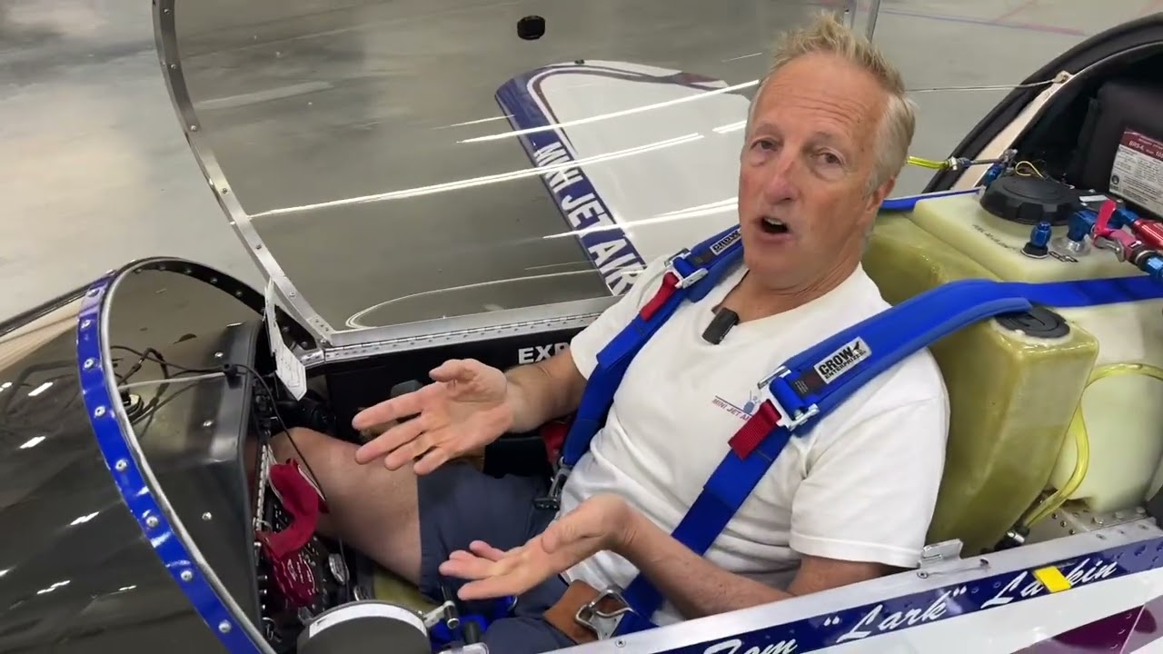 Mini Jet Airshows Tom “Lark” Larkin Subsonex Jet CFR Extraction video