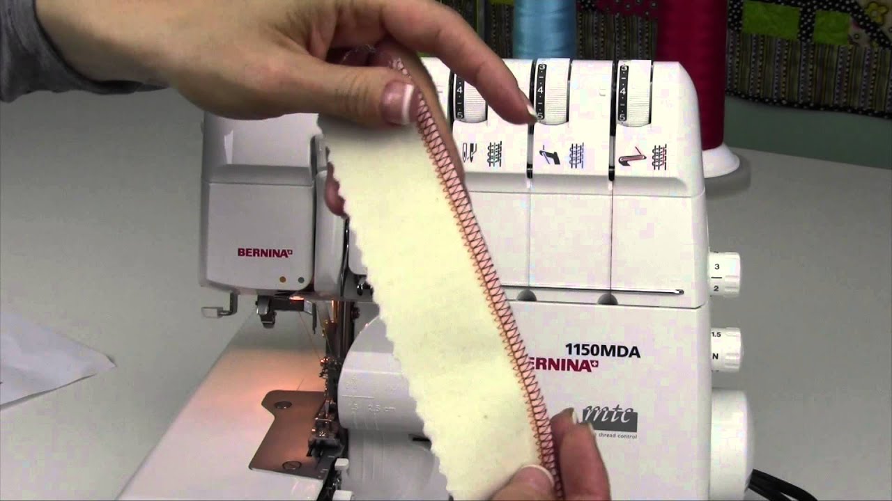Bernina Serger 1150 7 Adjusting Tensions