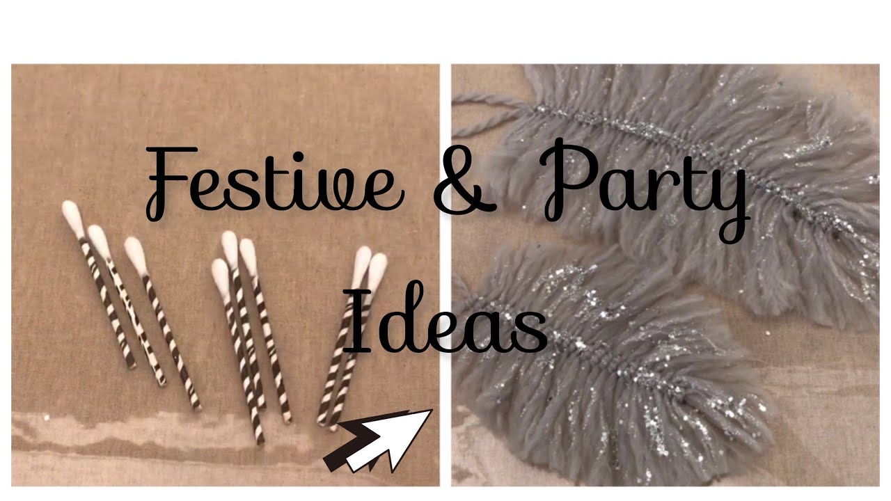 party hacks and ideas| paper flower diy | cotton buds and yarn diy|#paperflowers