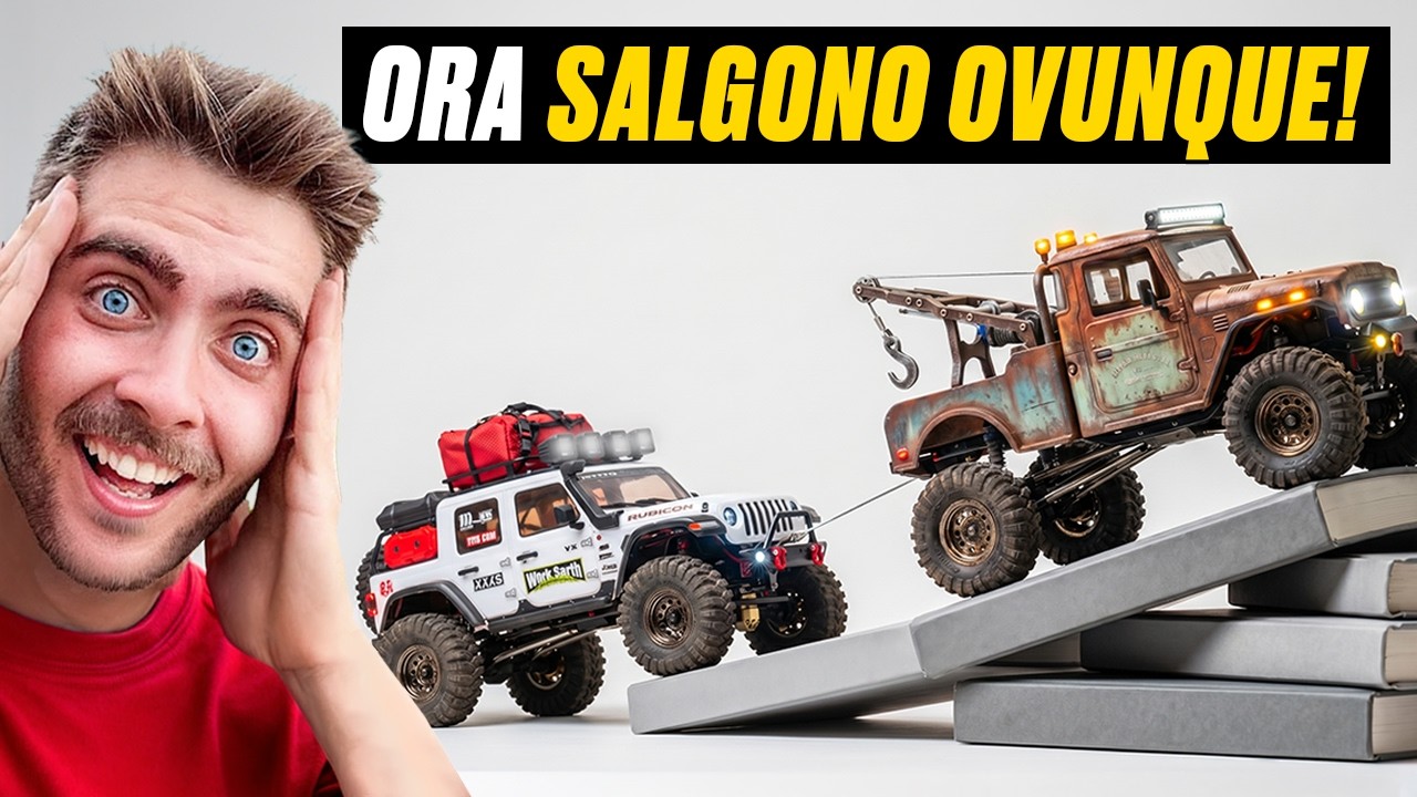 HO TRASFORMATO i miei MINI 4x4&hellip; ora sono TROPPO POTENTI 😳🔥 (CRAWLER PT.2)