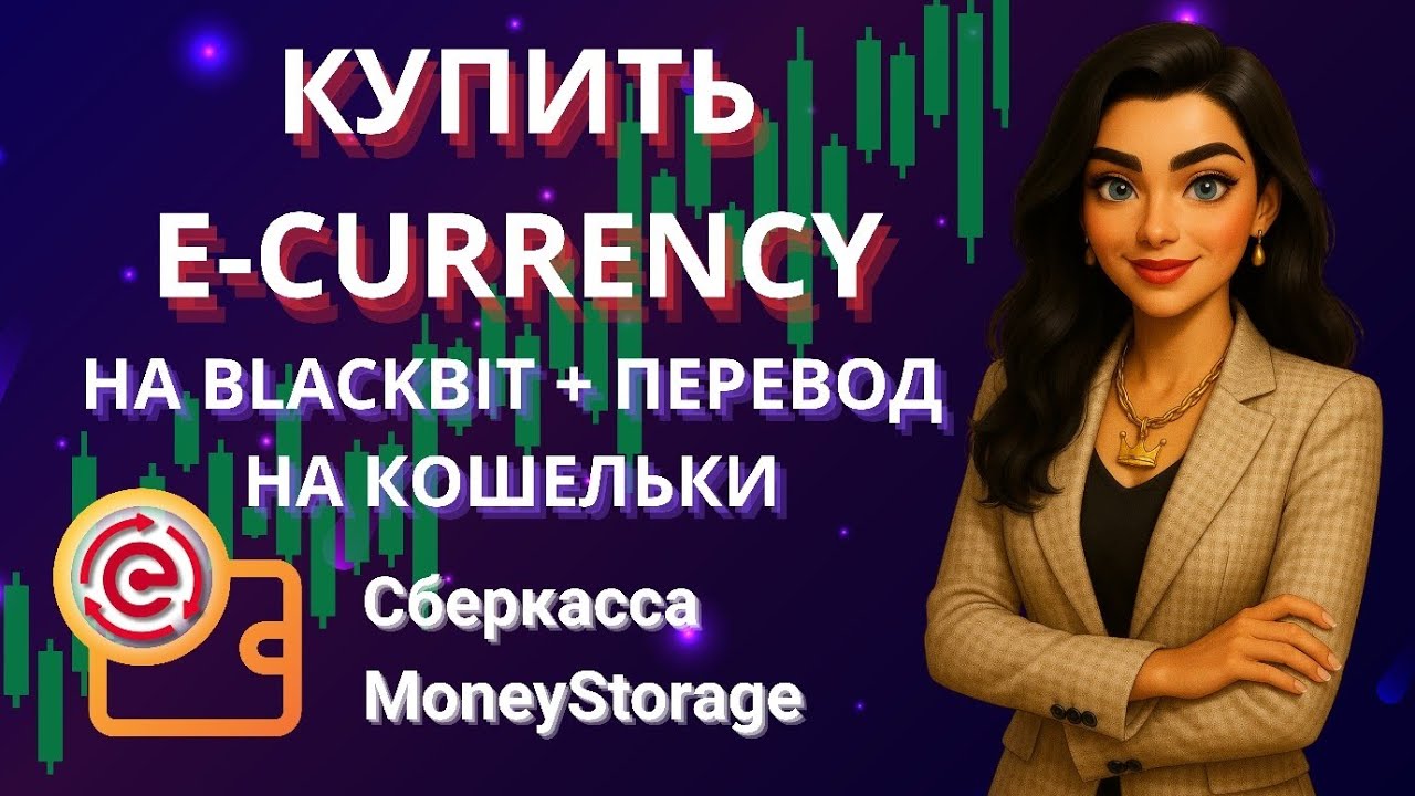 Биржа BlackBit: Покупка E-Currency и Перевод в Сберкассу Шаг за Шагом 