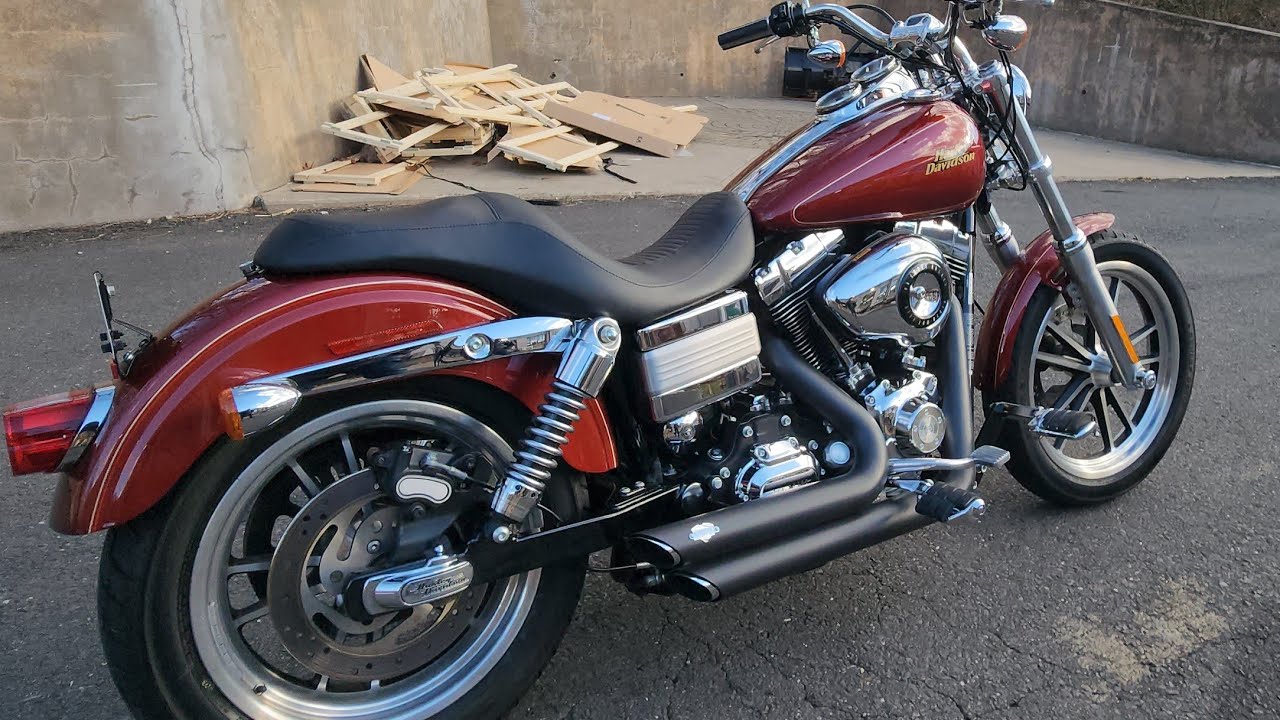 Harley-Davidson Dyna Low Rider FXDL 2009 a Mint Original Crimson Red Sunglo Beauty with 10k miles!
