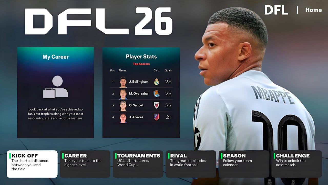 CAREER MODE!! DFL MOBILE 2026 UPDATE V1.0 [ FOR ANDROID ] DFL 26 ANDROID | DFL MOBILE SEASON 25/26