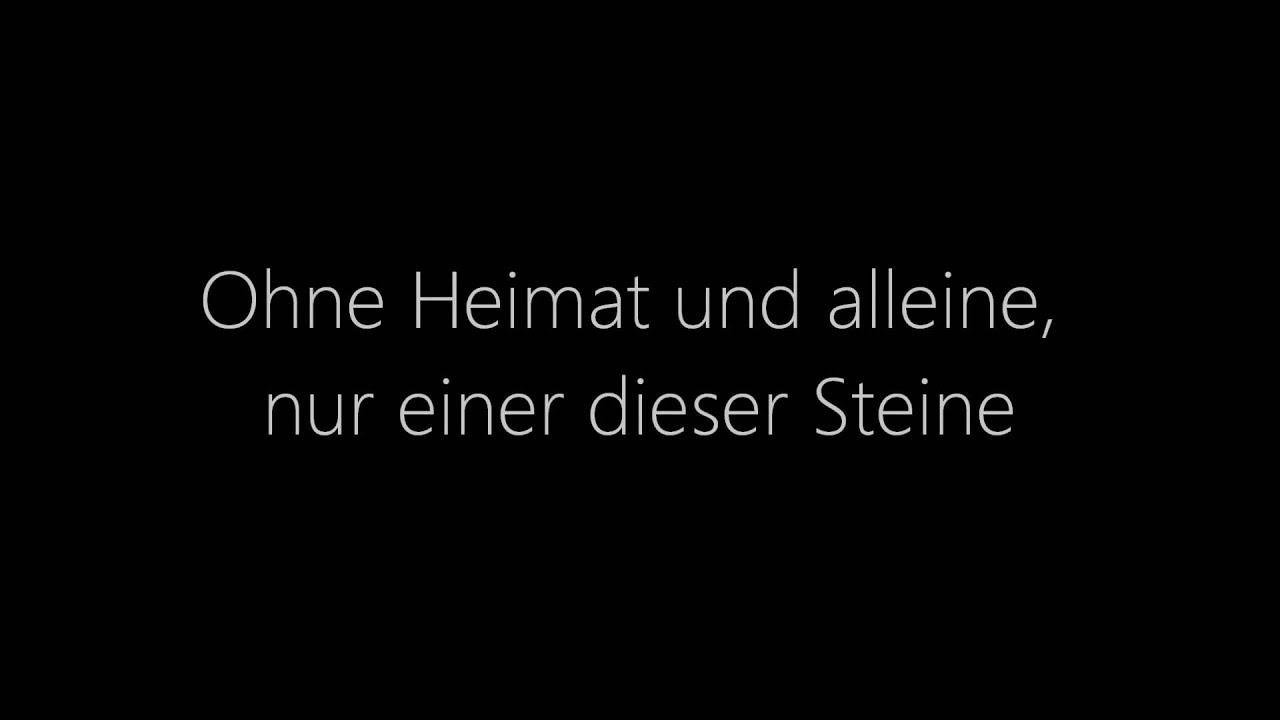 Sido feat. Mark Forster - Einer dieser Steine lyrics