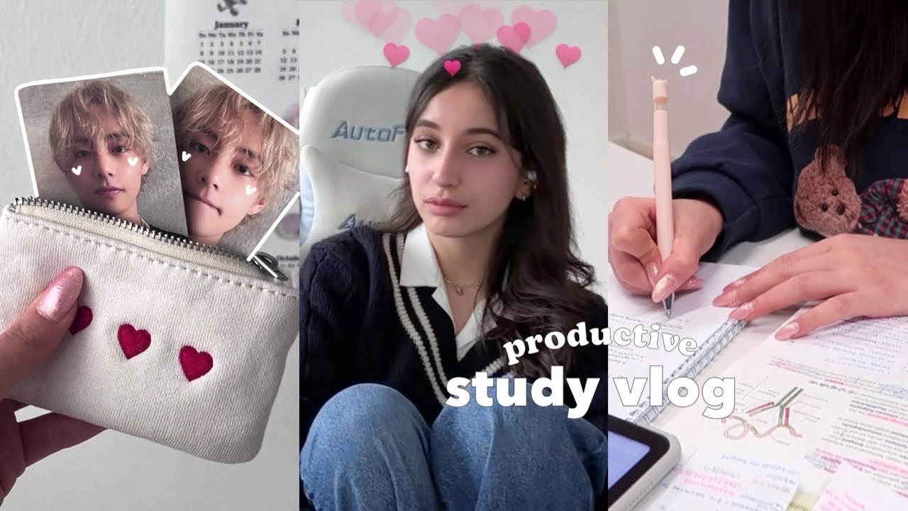 ИЗУЧАЙ ВЛОГ! 📝☆ продуктивность, посещение универа и кафе + огромный выбор kpop (کوردۆکی کوردی, ку...