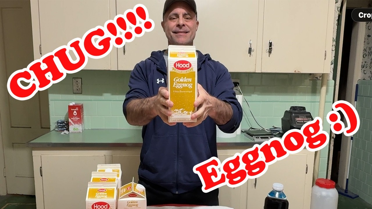 Biggest Eggnog Chug!