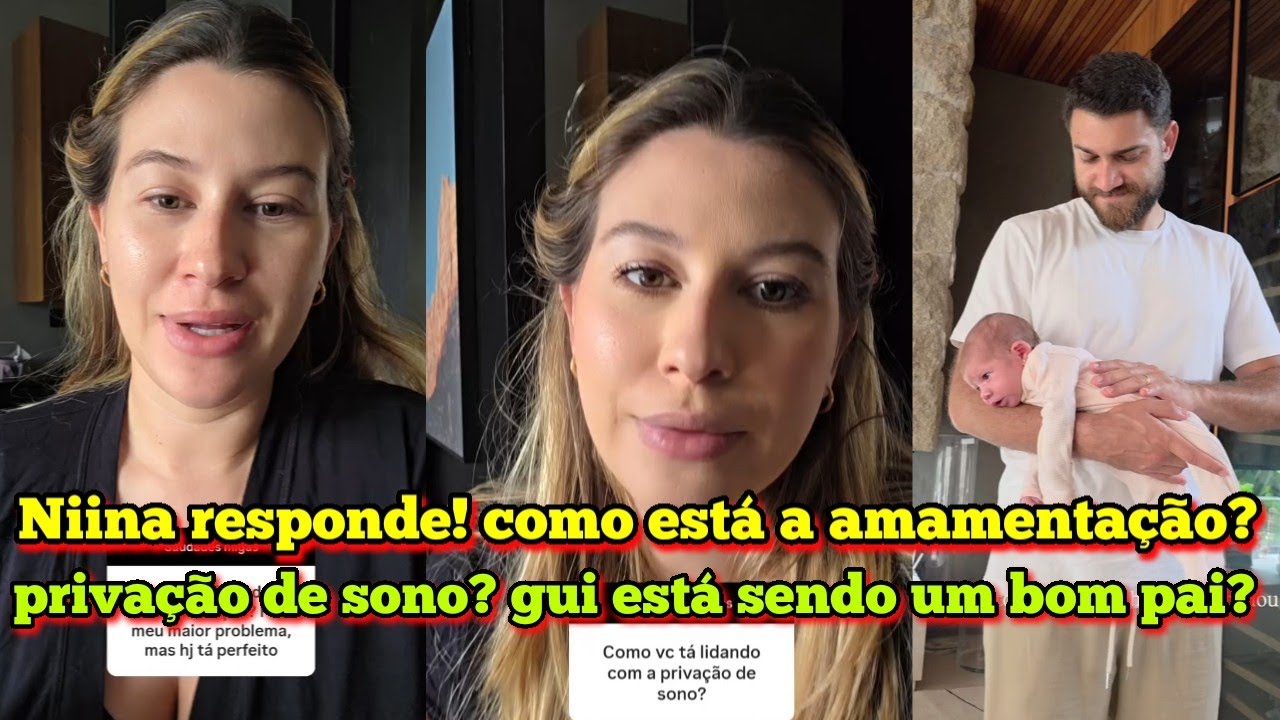 Niina Secrets, Elisa vai ter bab&aacute;? Como est&aacute; amamenta&ccedil;&atilde;o? E a priva&ccedil;&atilde;o de sono?