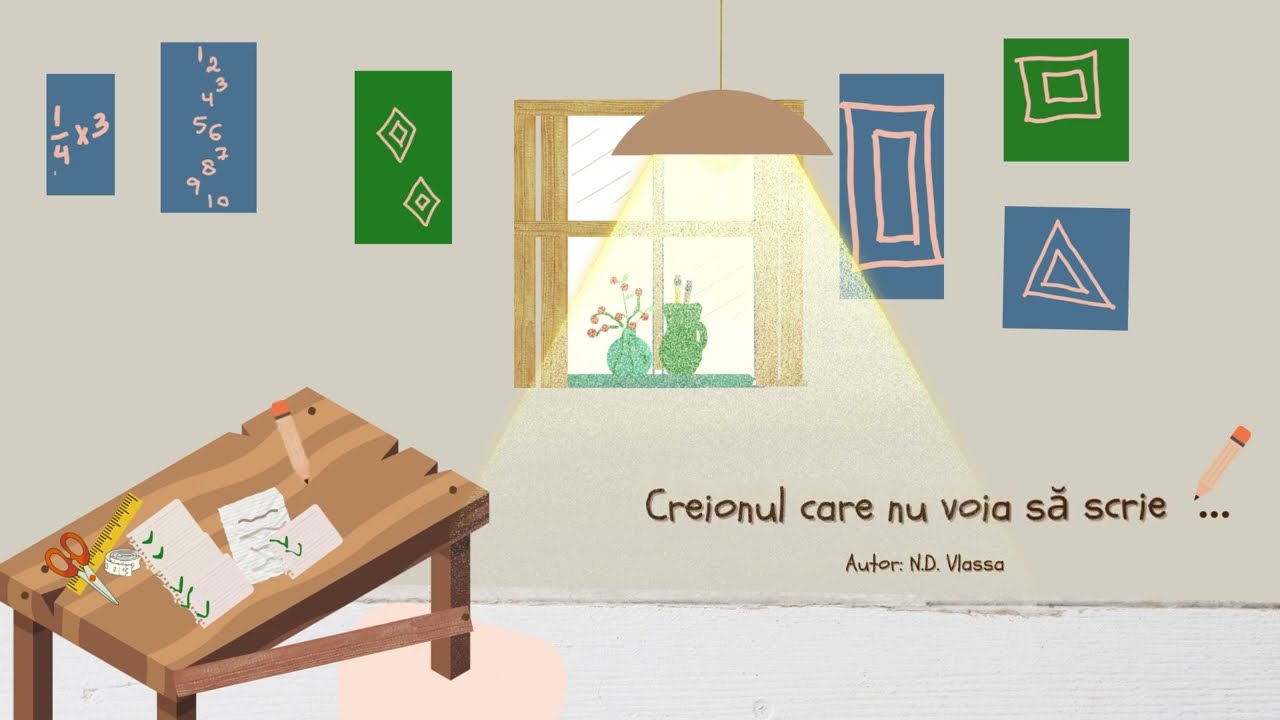 Creionul care nu voia sa scrie | Poveste educativă pentru copii | @VlassaCreations