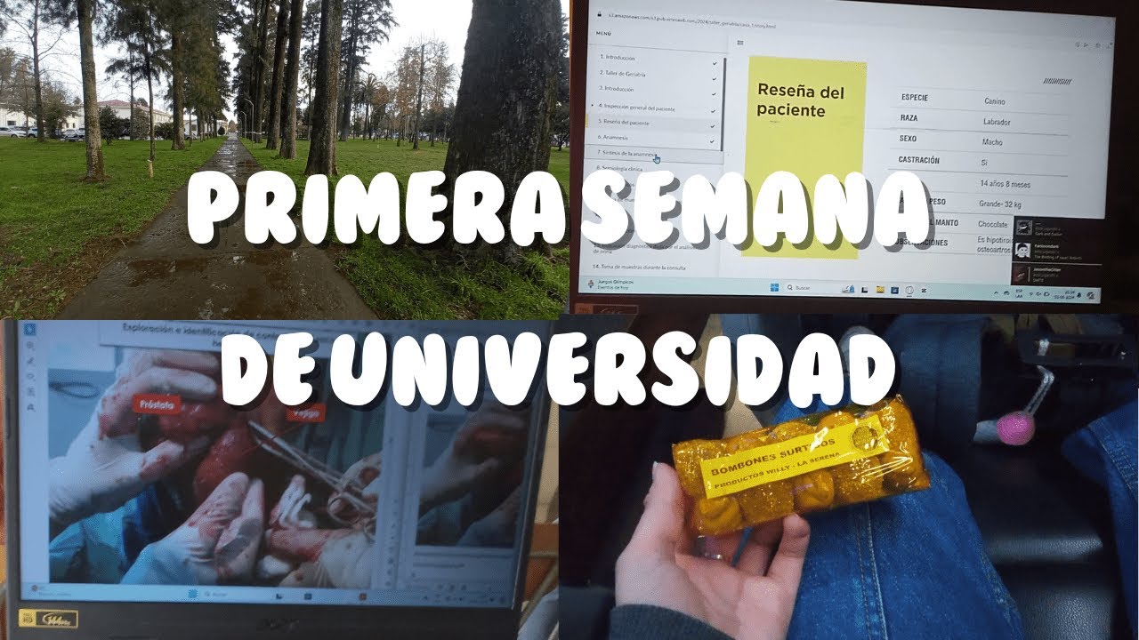 Mi ultima primera semana de universidad📚✨|| Vlog