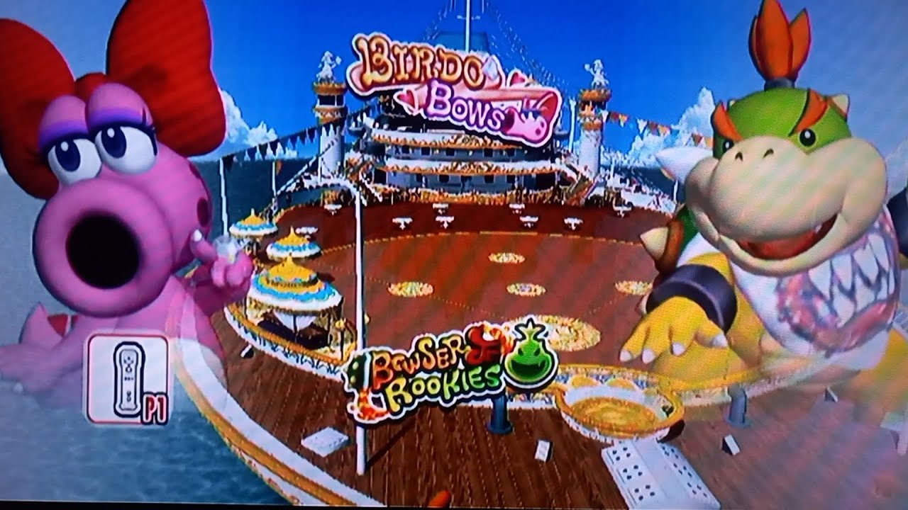 Mario super sluggers- Birdo vs Bowser jr. (Video request)