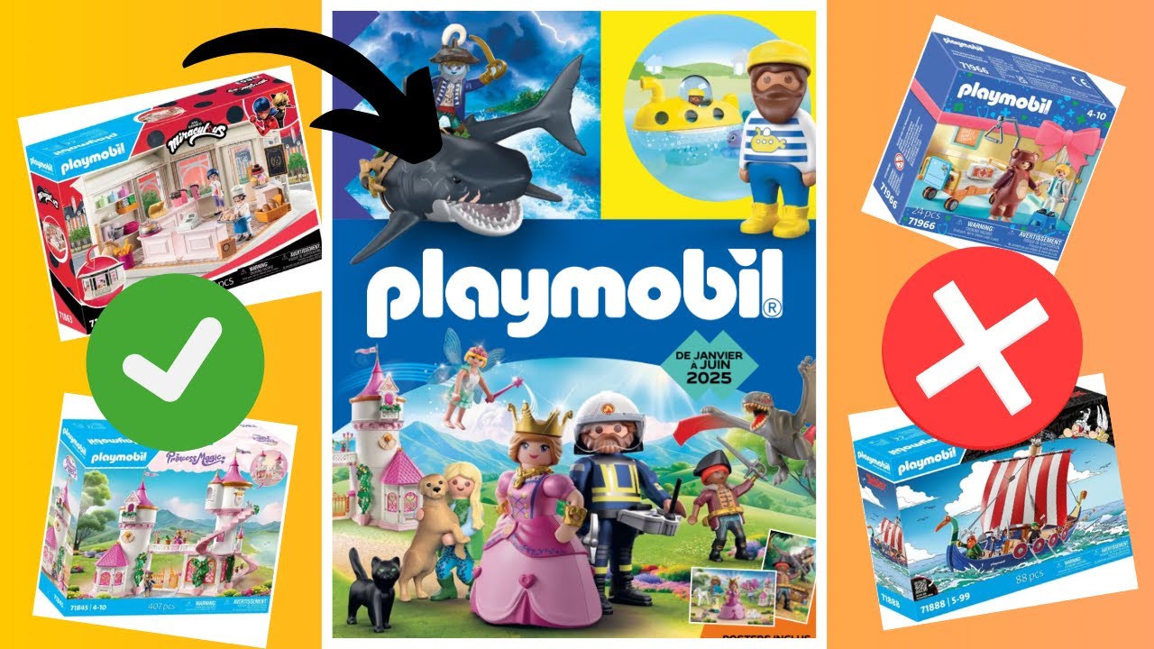 MON AVIS SUR LE PREMIER CATALOGUE DE 2025 DE PLAYMOBIL !