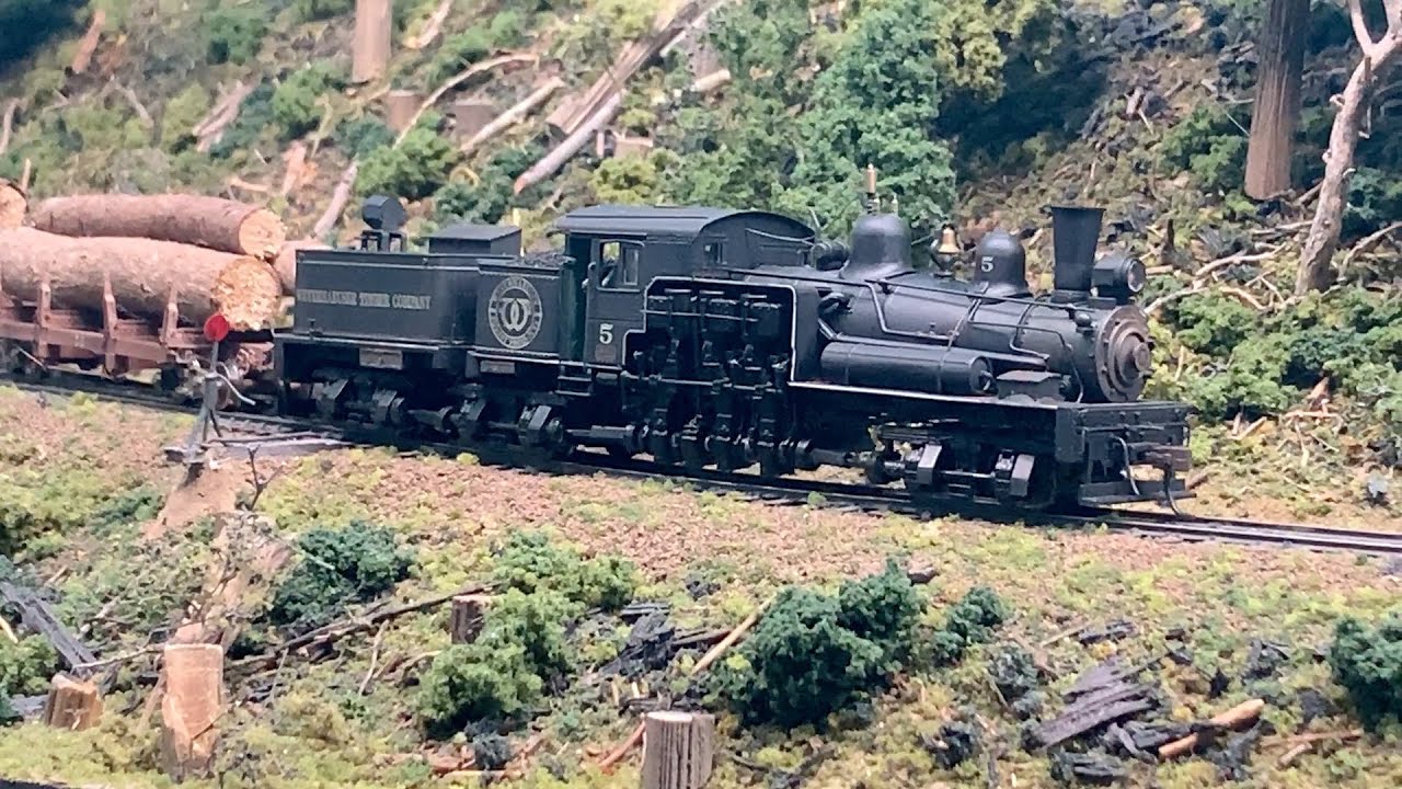Shay with Log Loads