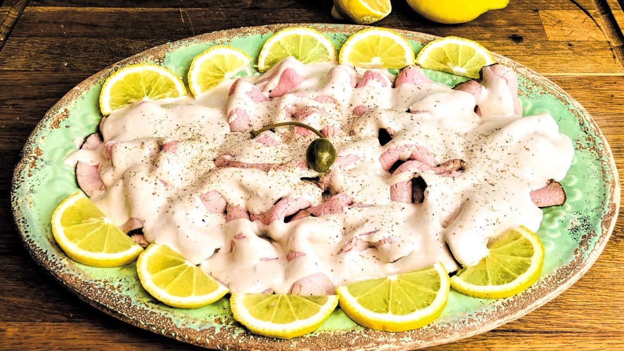 👉Vitello Tonnato Rezept vom KALB 🐮🐮🐮👈