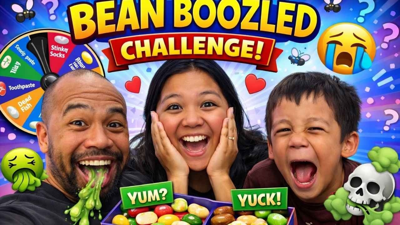 My Kids Tried Bean Boozled… This Got DISGUSTING FAST 🤮