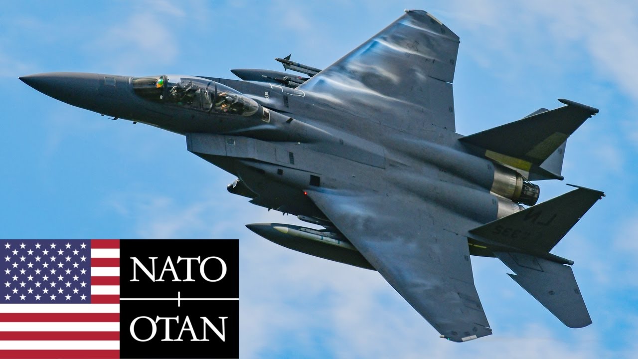 USAF, NATO. Potężne myśliwce F-15E trafiły w cele podczas ćwiczeń w Niemczech.