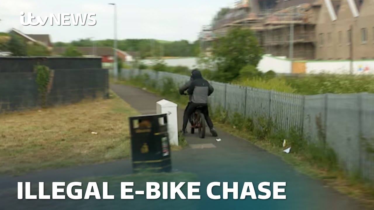ITV News joins police on hunt for illegal e-bikes as 'epidemic' worsens