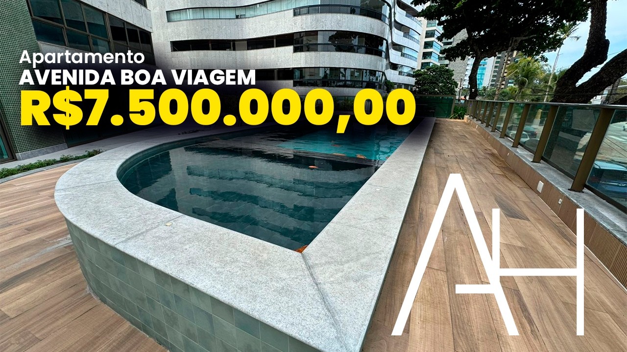 APARTAMENTO DE LUXO NA AVENIDA BOA VIAGEM 