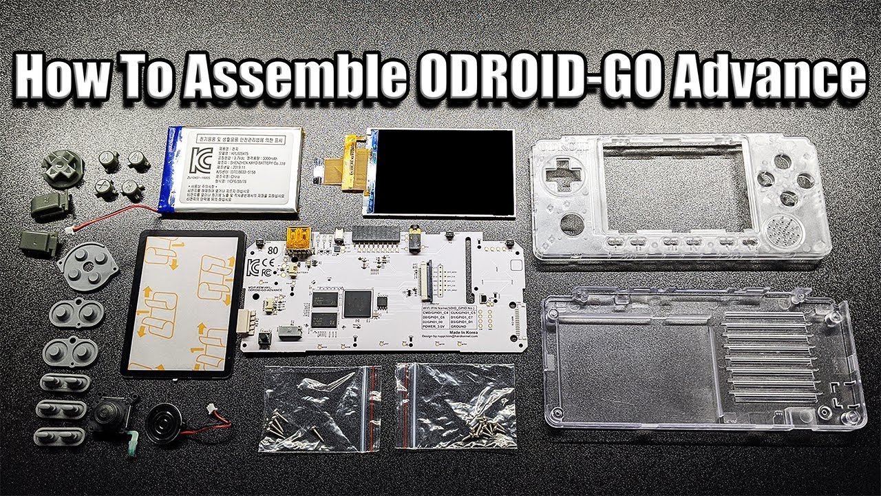 How To Assemble ODROID-GO Advance