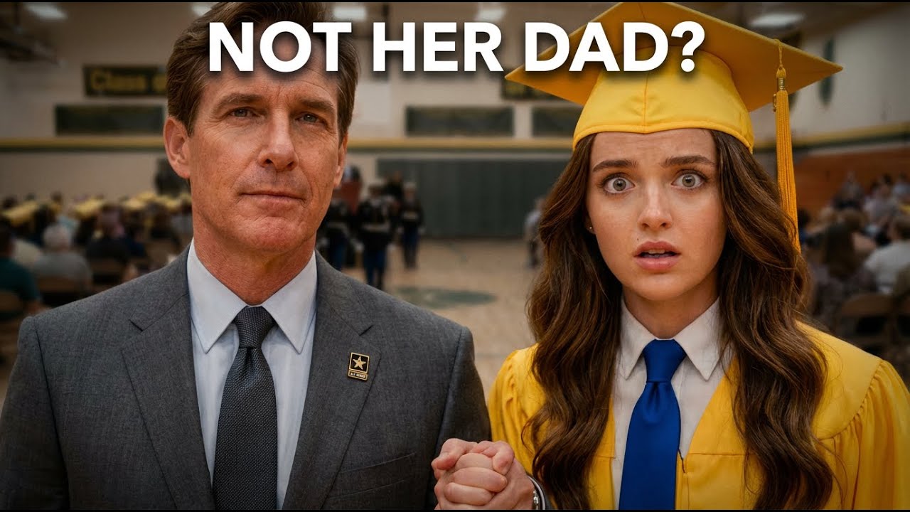 Single Dad Held His Daughter’s Hand at Her Graduation — Then the Honor Guard Stopped the Ceremony