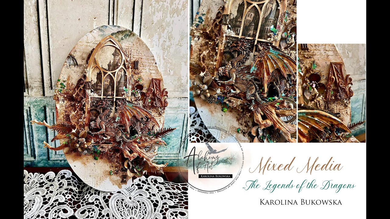 Mixed Media Art  canvas with @KarolinaBukowska  for @alchemyofart7814  Alchemy of Art