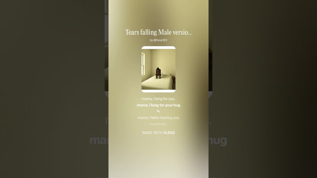 Tears falling Male version part 4 of  Pain of Loss & Christ