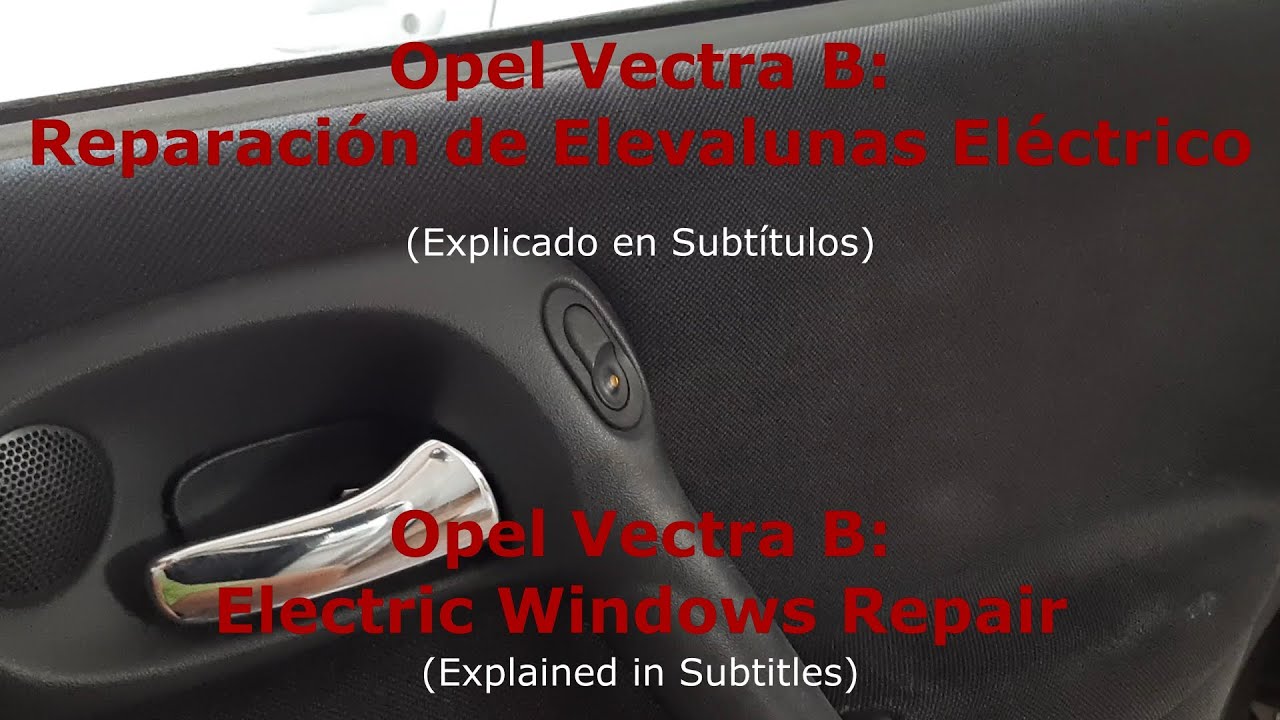 Ремонт стеклоподъемника Opel Vectra B