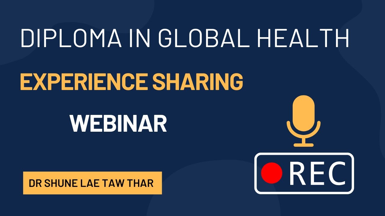 Diploma in global health webinar