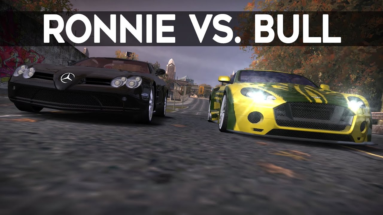 NFS Most Wanted - Aston Martin DB9 (Ronnie) vs. Mercedes-Benz SLR McLaren (Bull)