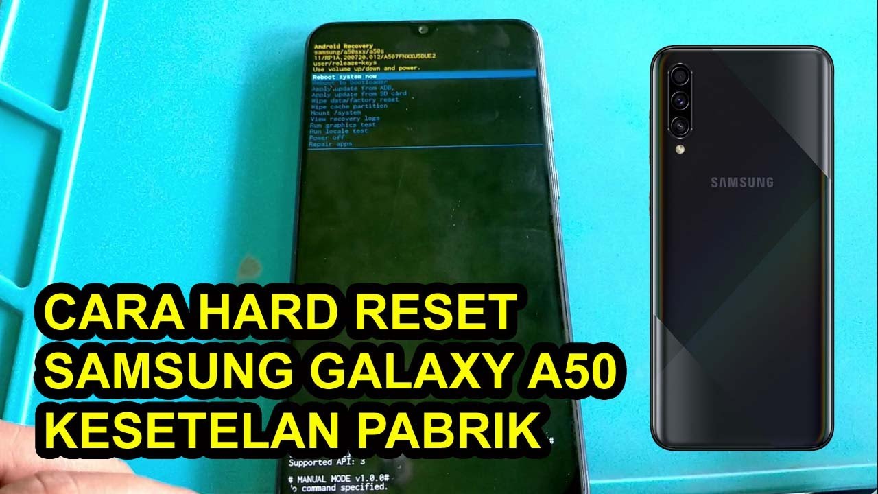 Hard Reset Samsung A50 Menggunakan Tombol