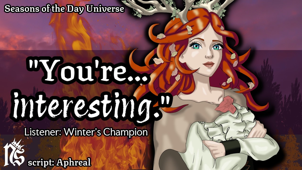 Lady of the Hunt Helps You on Your Quest [Faerie Huntress] [Sleep Aid] [Calm] [Autumn Bonfire] [F4A]
