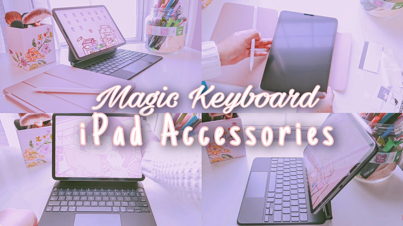 Unboxing Magic Keyboard + iPad Pro 2020 Accessories 🌸✨