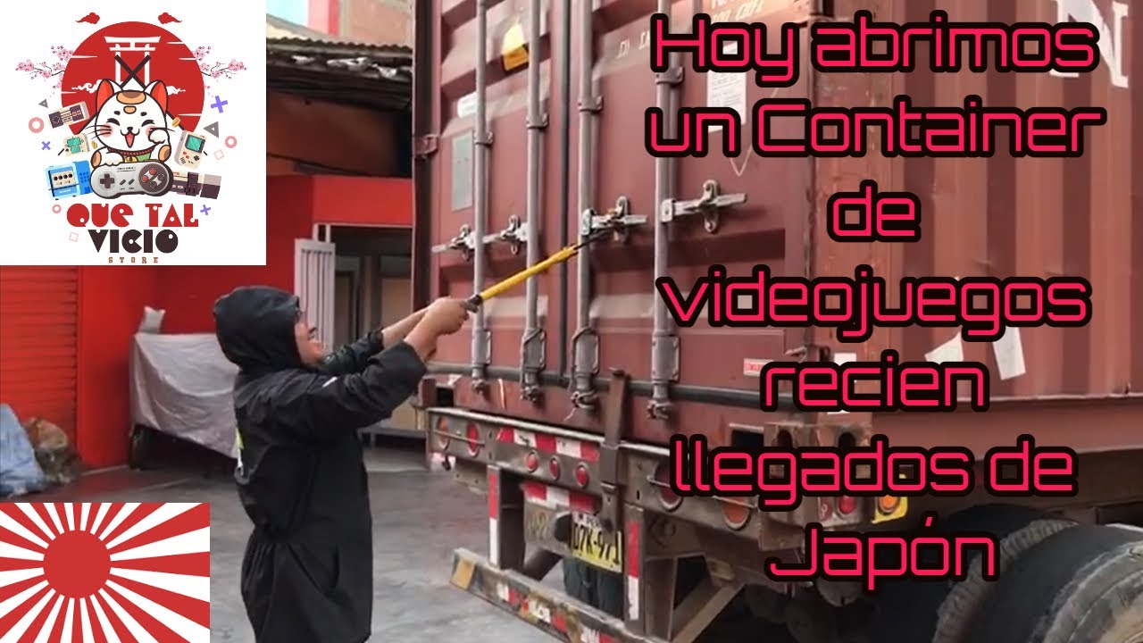 Container de Videojuegos recién llegado de Japón, ¿Qué sorpresa habrá?