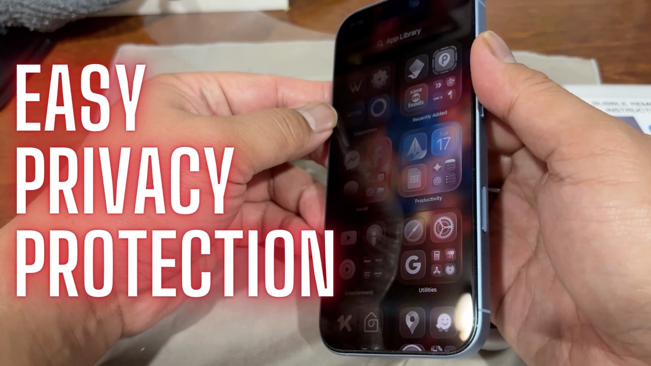 JETech Privacy Screen Protector - THE Best Value Privacy Screen for Your iPhone