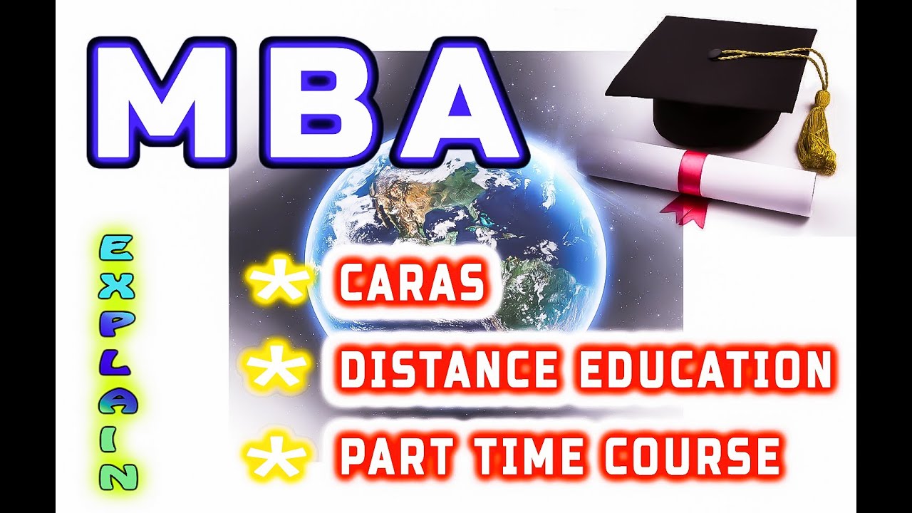 Distance Education || MBA in Caras & Part time Courses || Full Detailed Video