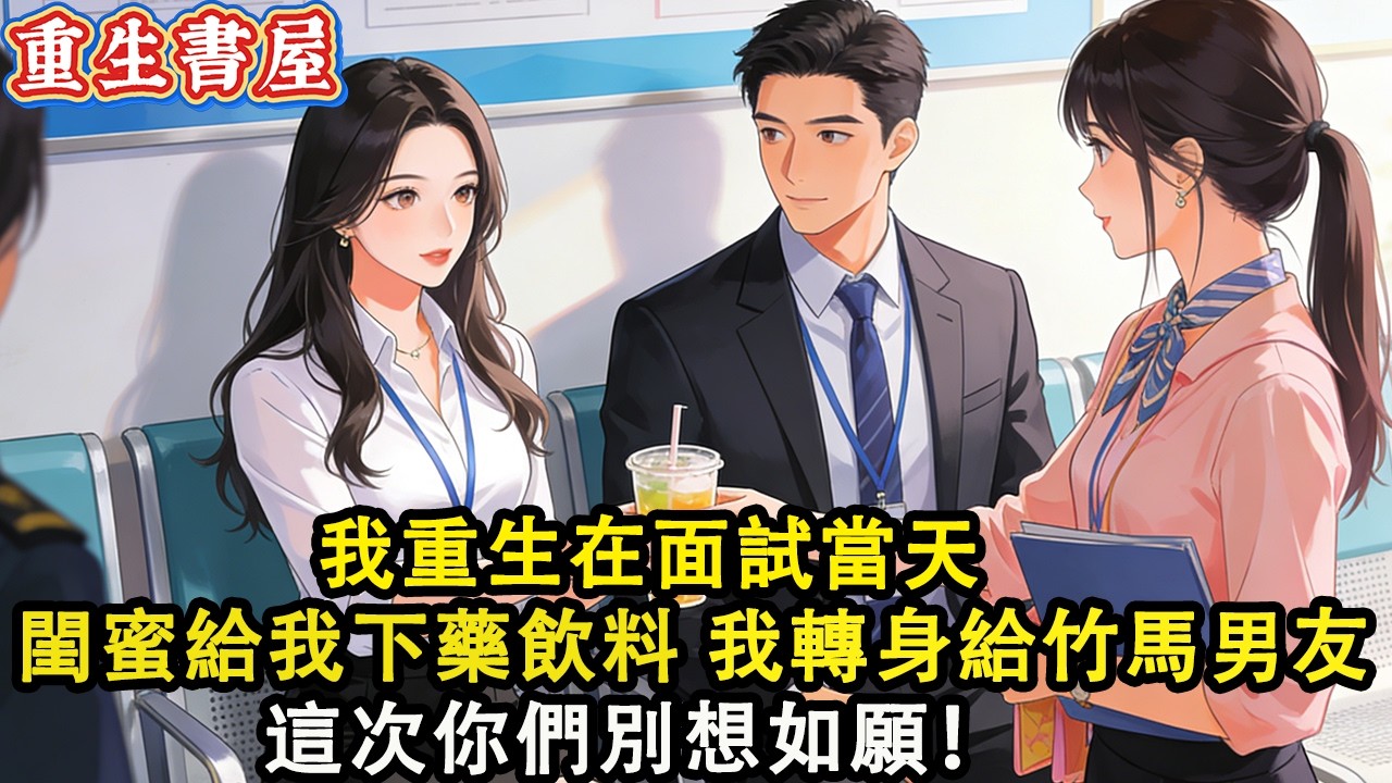 【重生爽文】我重生在面試當天 我看著閨蜜給我那瓶下藥的飲料 直接給竹馬男友喝下去 這次你們別想如願！#小說 #重生 #爽文#動漫 #故事 #動畫