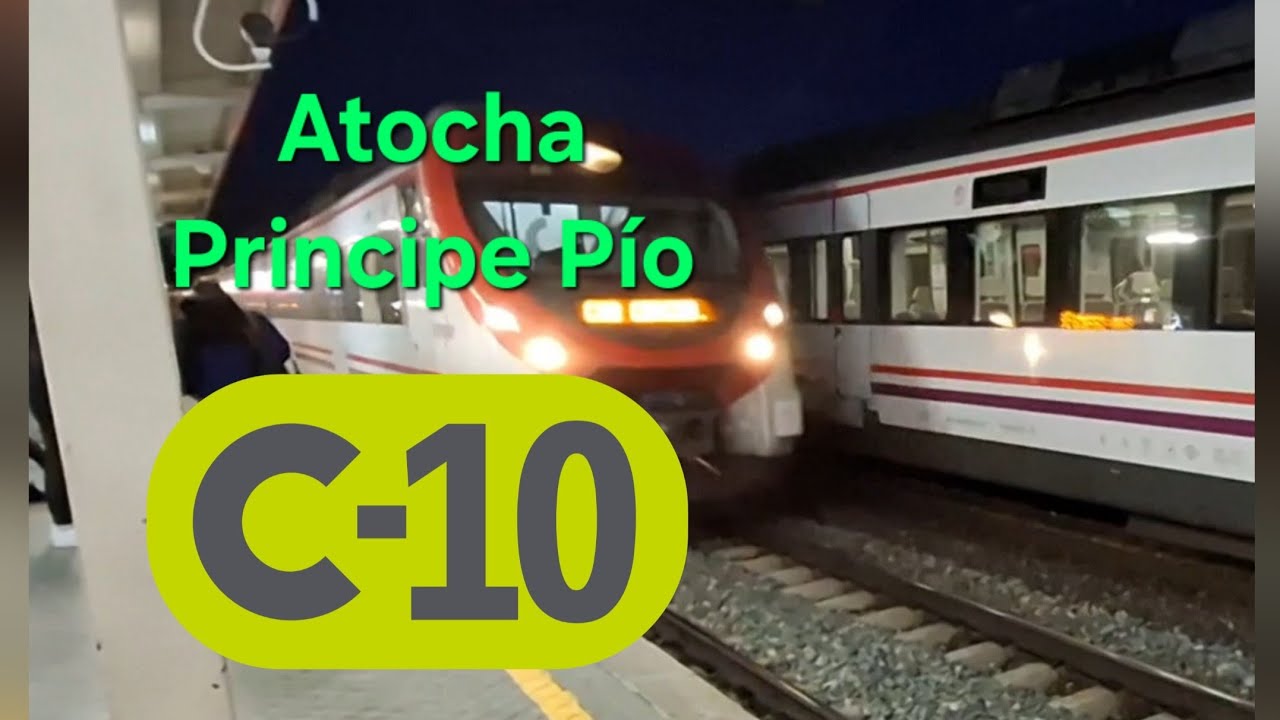 Cercanías Madrid C10 I Viaje corto de Atocha a Principe Pío